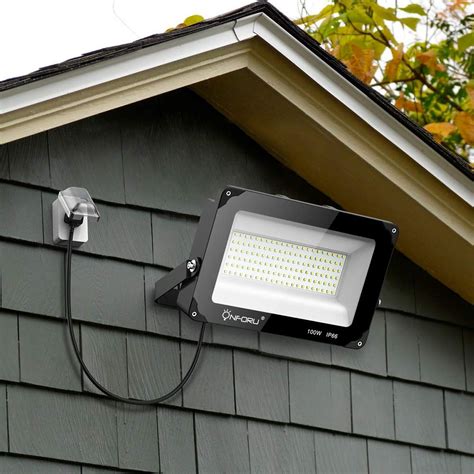 led flood lights junction box compatible|install outdoor flood light fixture.